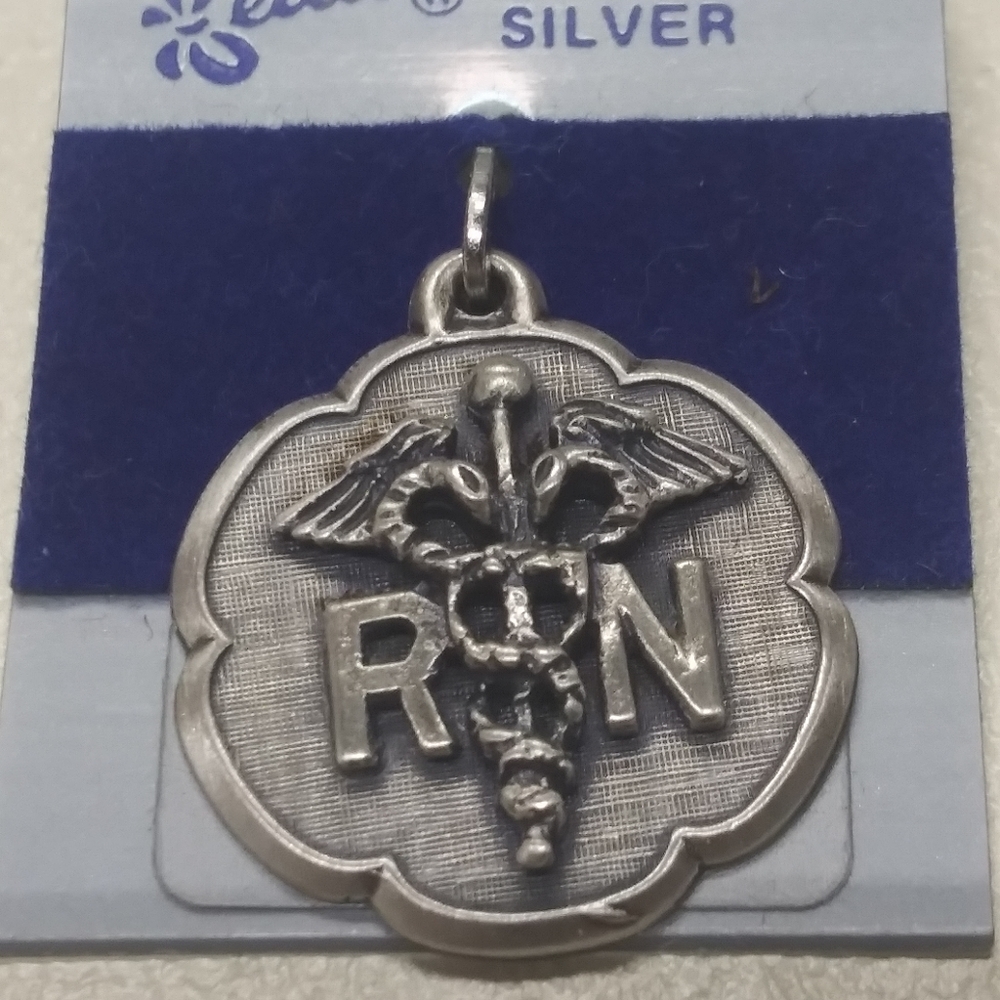 Vintage Beau sterling silver Registers Nurse Charm